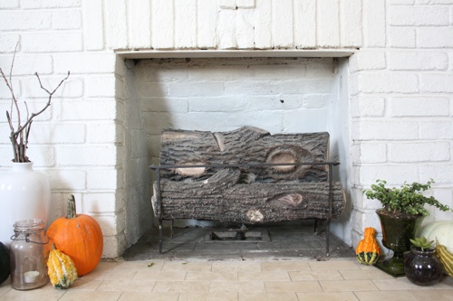 full fireplace