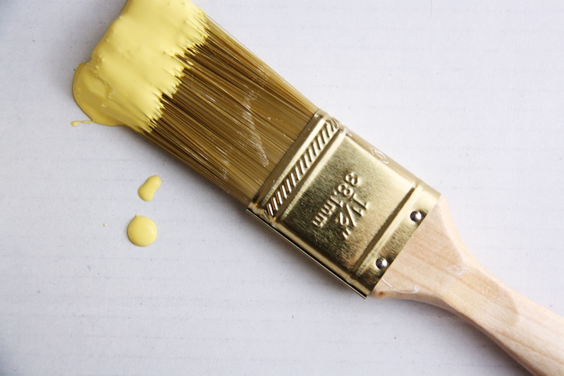 Energize your home by painting an accent piece of furniture yellow. | redleafstyle.com